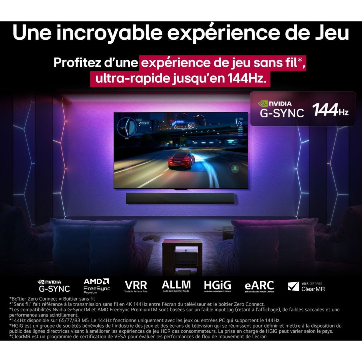 TV 65M5 2025 (164cm) couleur unique, LG