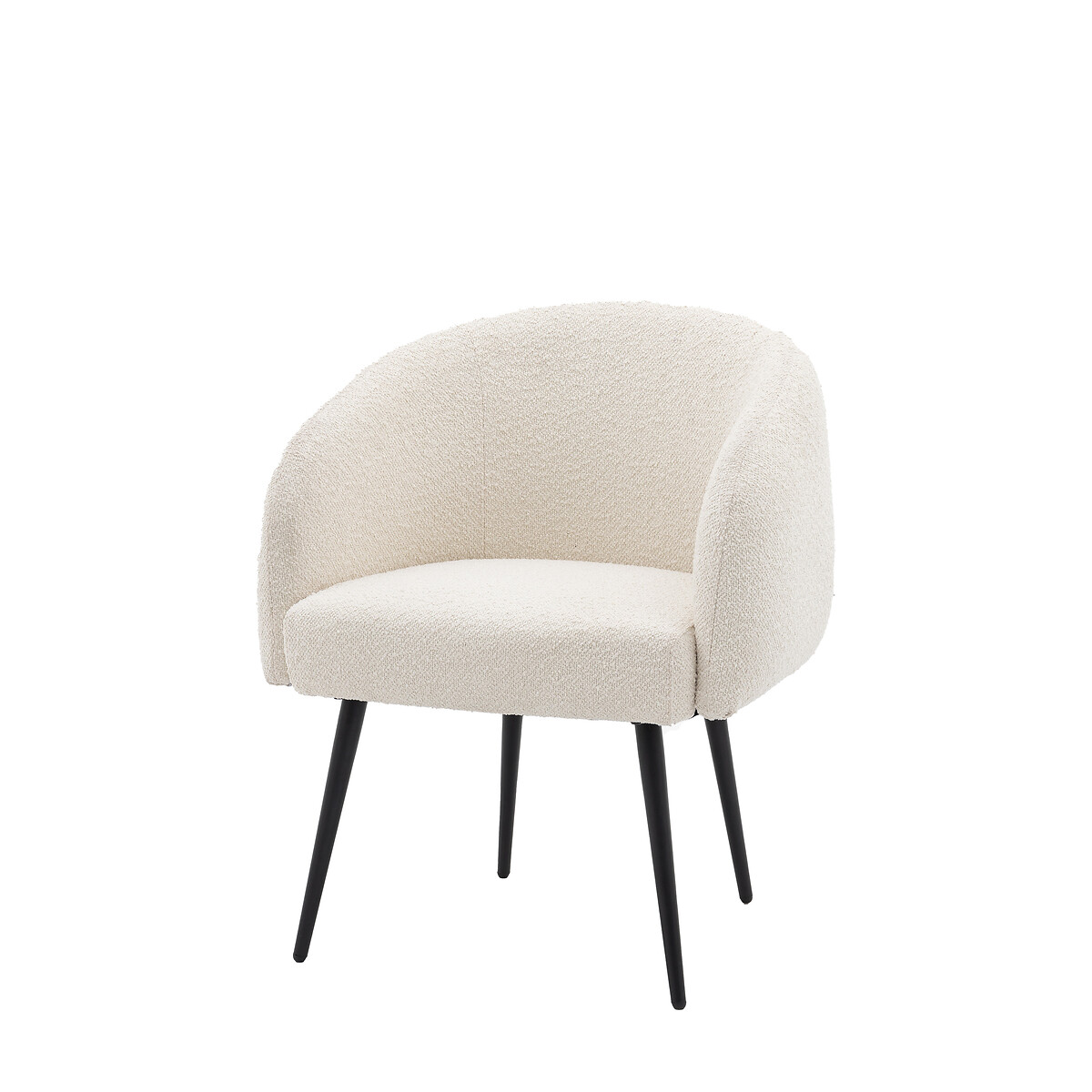 Abbott Bouclé Tub Chair cream, SO'HOME