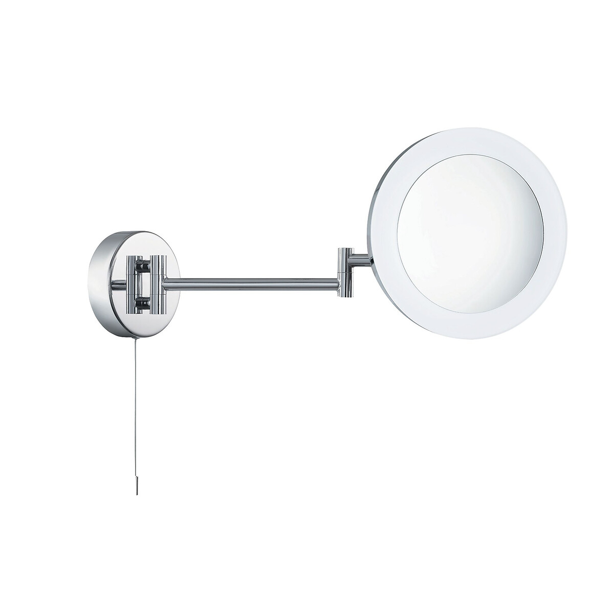 Magnifying Bathroom Mirror with Light chrome, SO'HOME