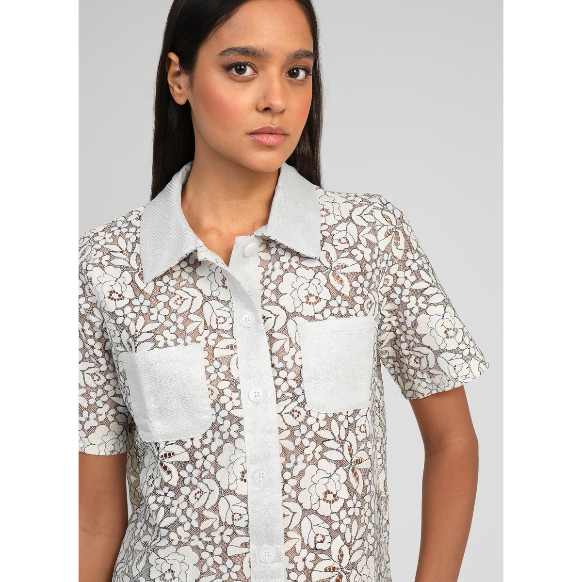 Chemise ATIMIA blanc, AN'GE