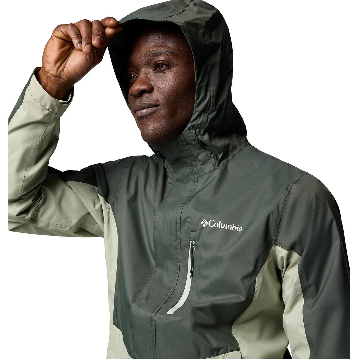 Pouring Adventure II Coat with Hood green, COLUMBIA