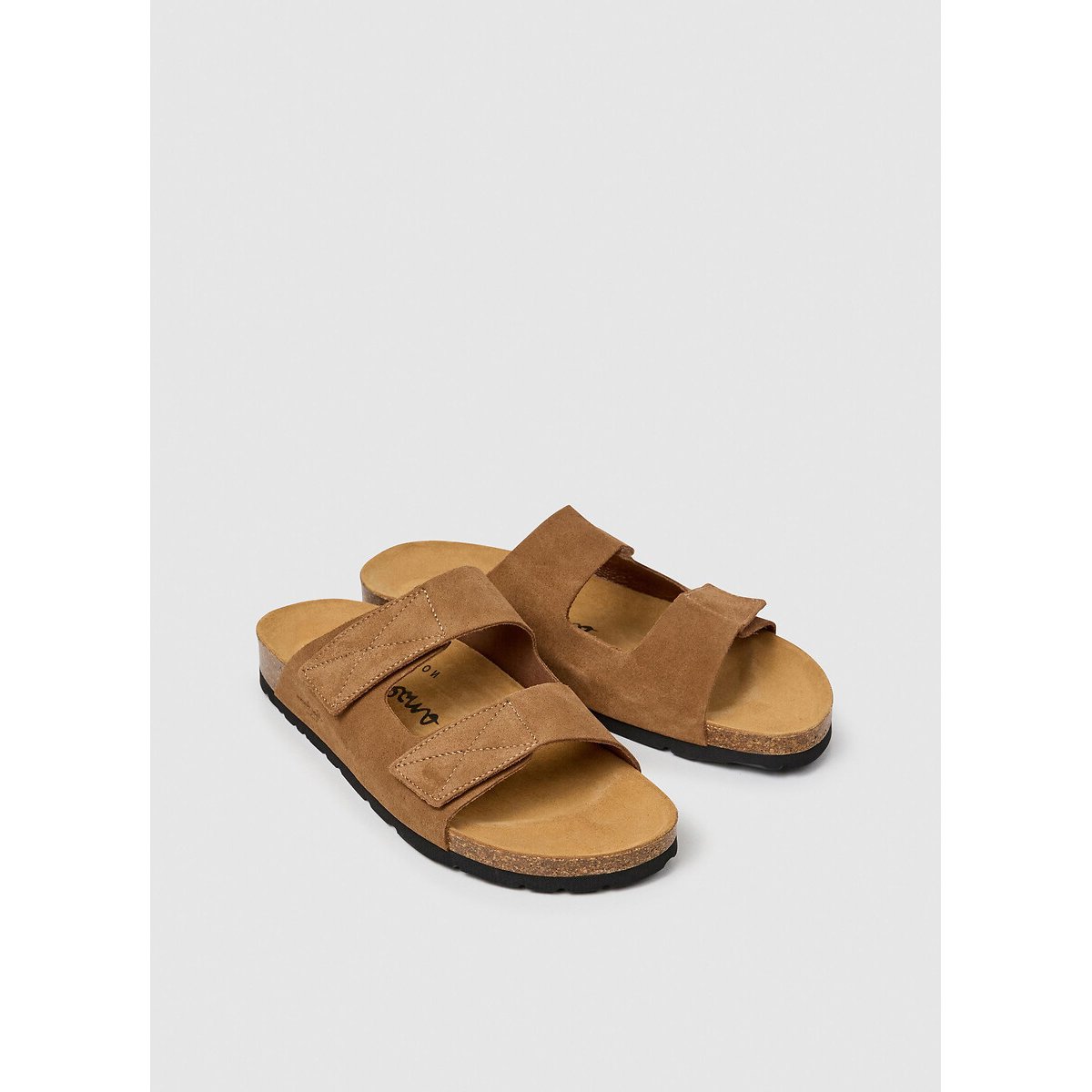 Mules doubles brides Antique cognac, PEPE JEANS