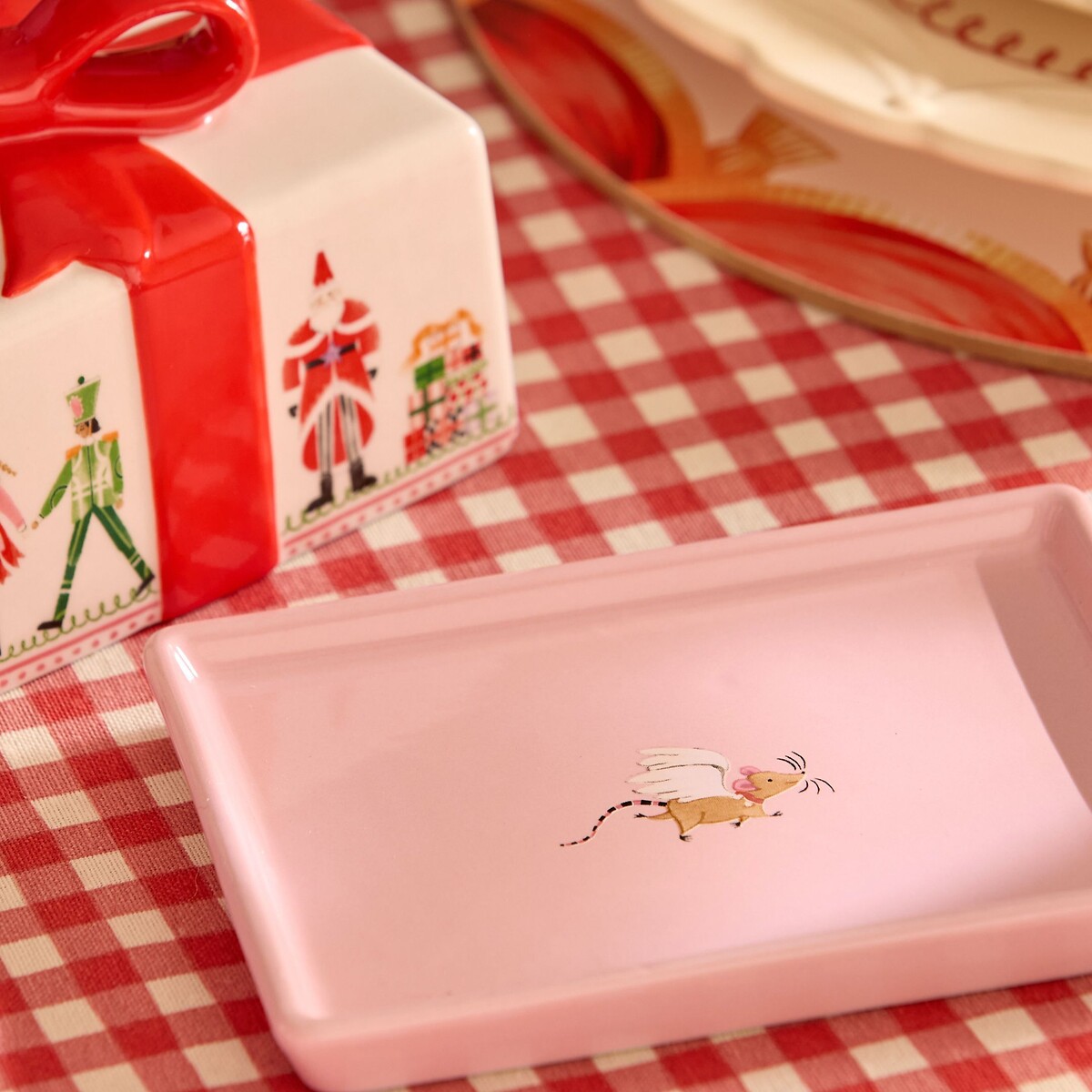 Nutcracker Butter Dish multi-coloured, CATH KIDSTON