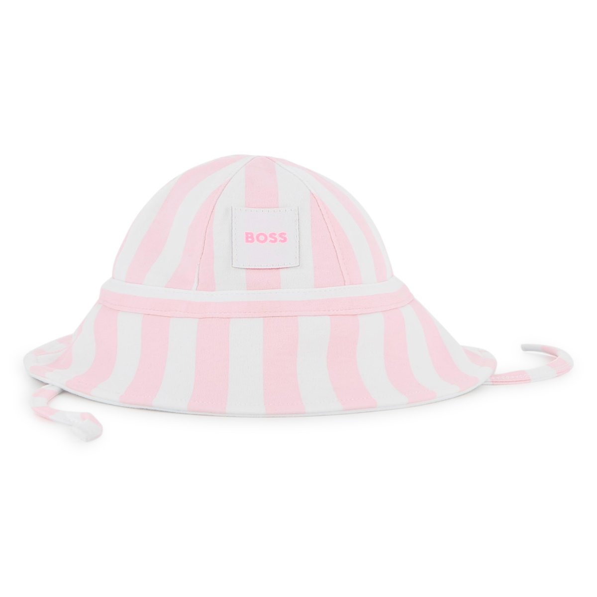 Bonnet à liens blanc, BOSS KIDSWEAR