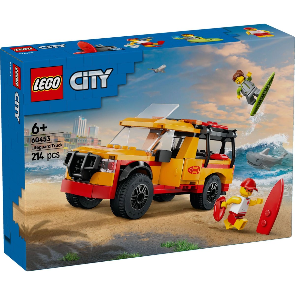 LEGO City - Véhicule de Secours Plage 60453 pour Aventures Enfant couleur unique, LEGO