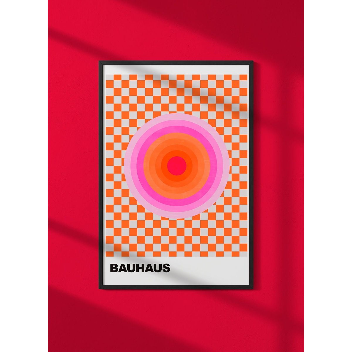 Affiche Bauhaus 45 blanc, L'AFFICHERIE