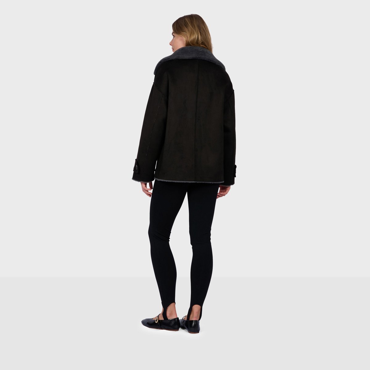 Veste à coupe ample MUNDI anthracite, OAKWOOD