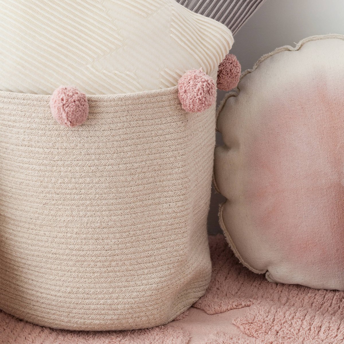 Panier avec pontons BUBBLY beige, LORENA CANALS
