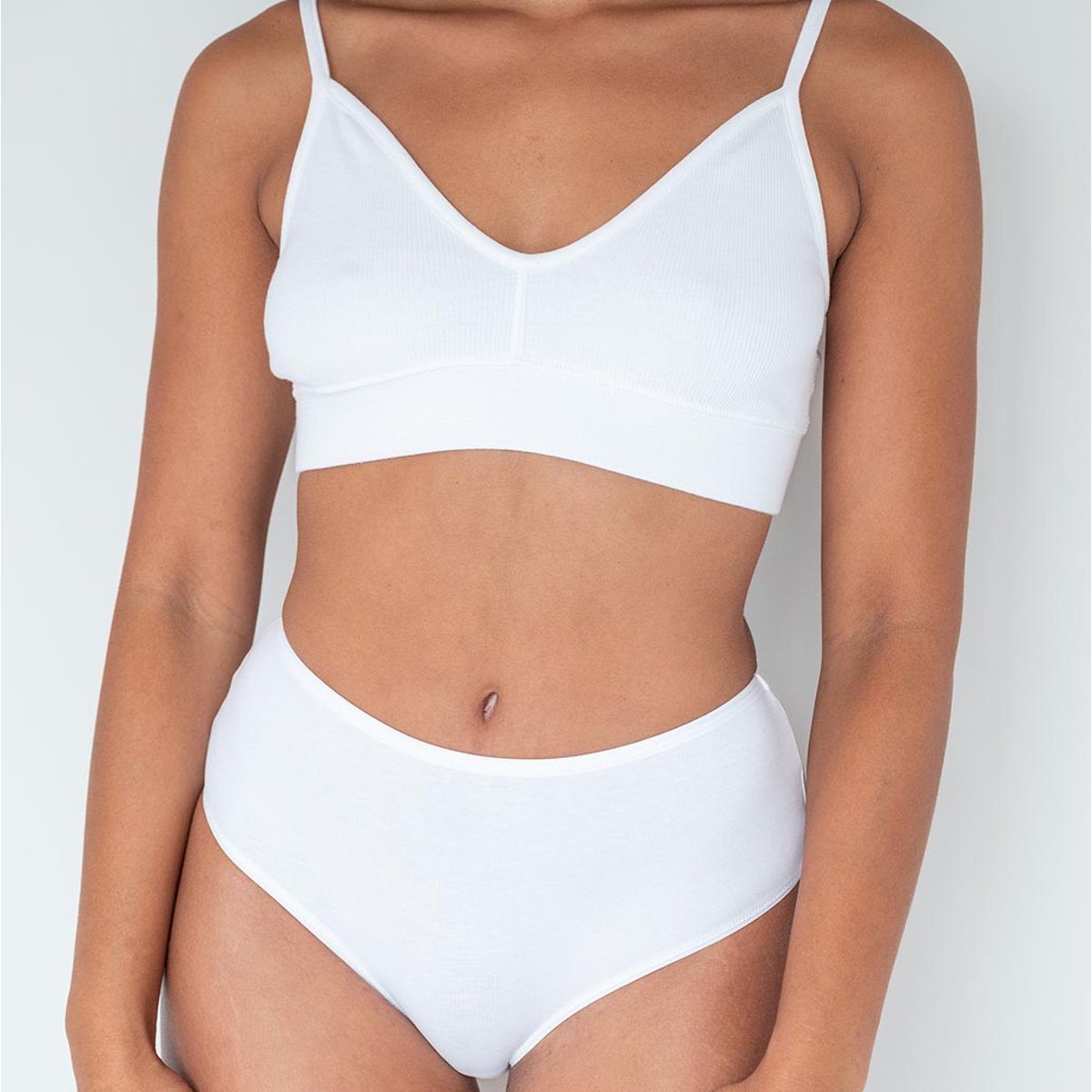 Shorty Tanga Coton blanc, WE ARE JOLIES
