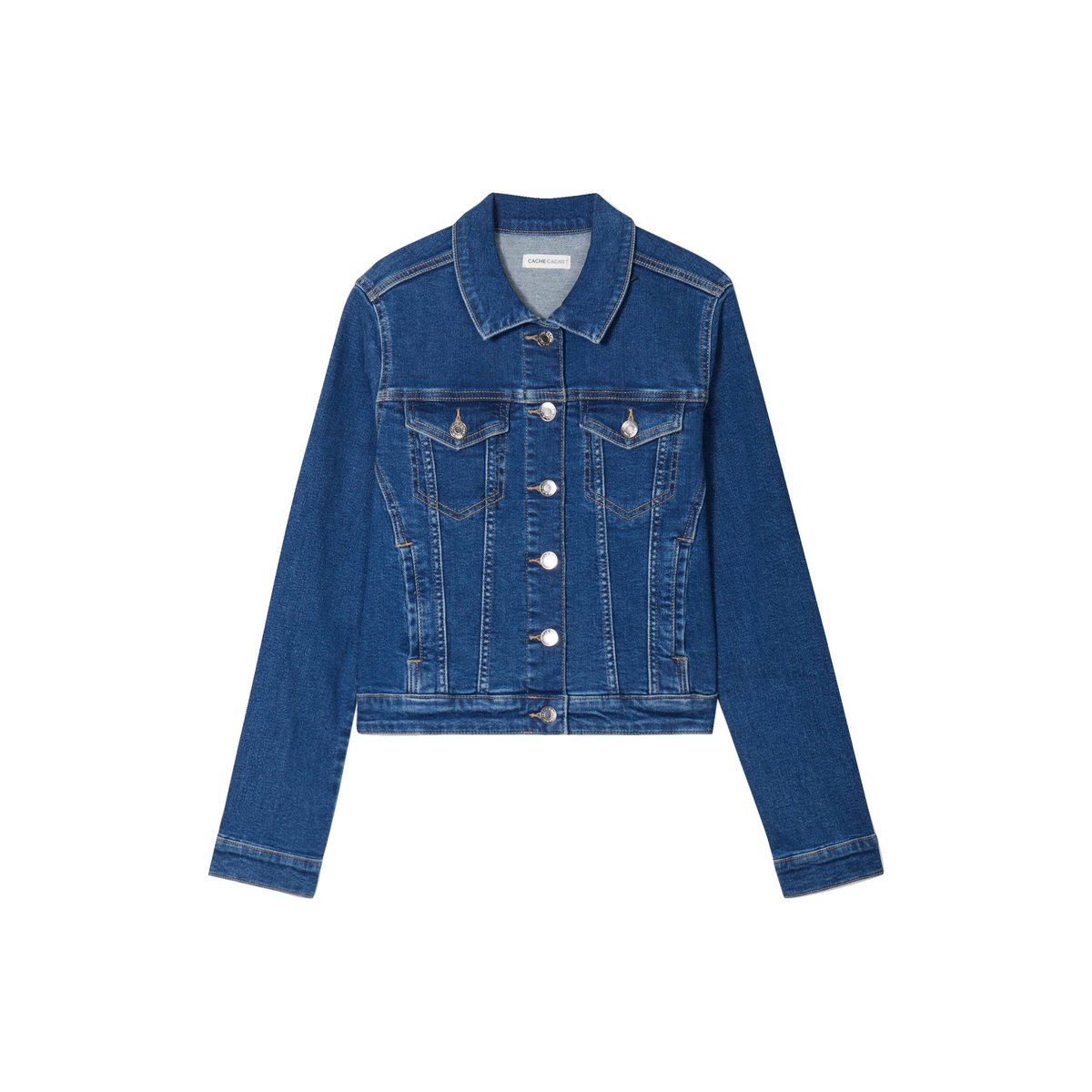 Veste en jean denim stone, CACHE CACHE