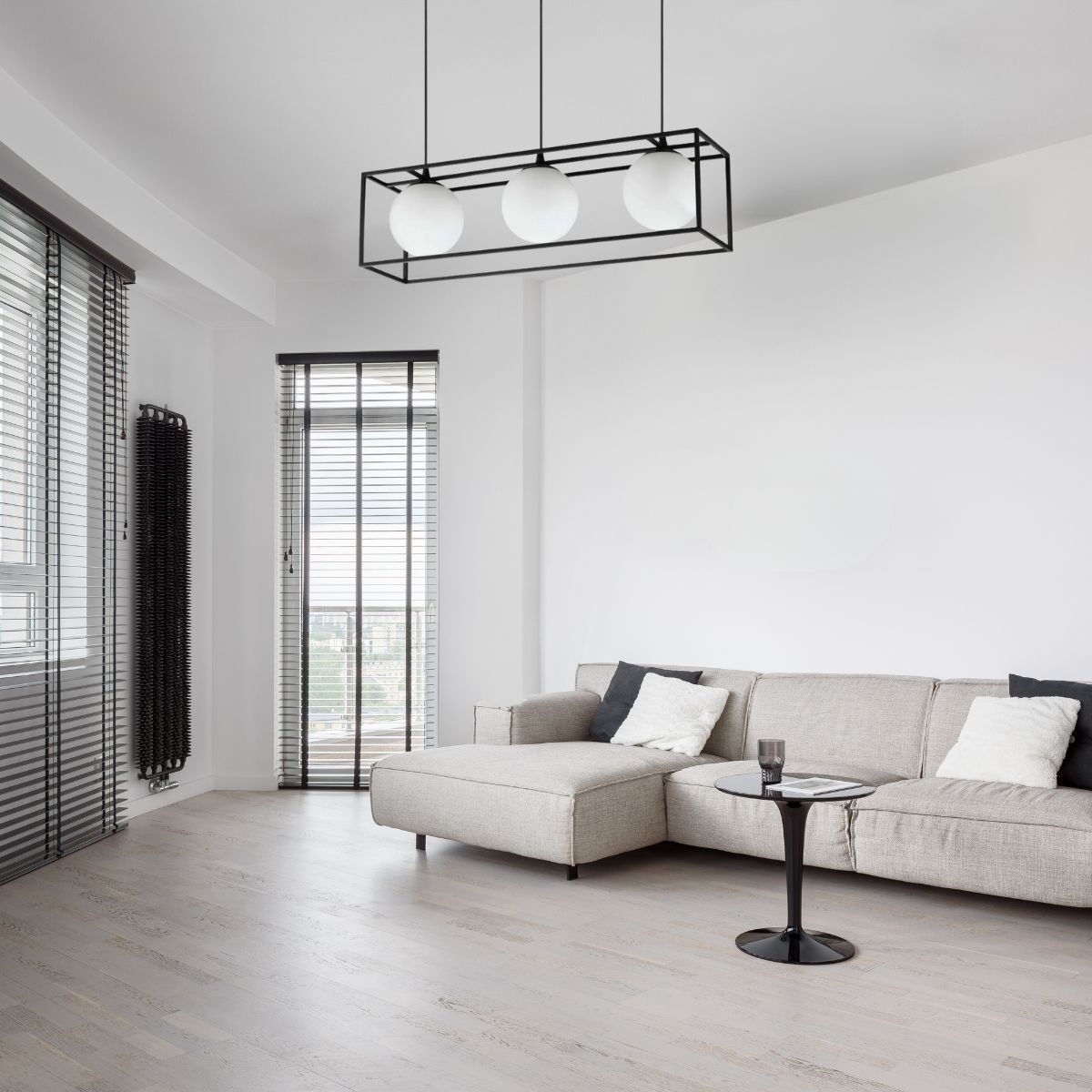 Suspension    LINGOTTO noir, IDEAL LUX