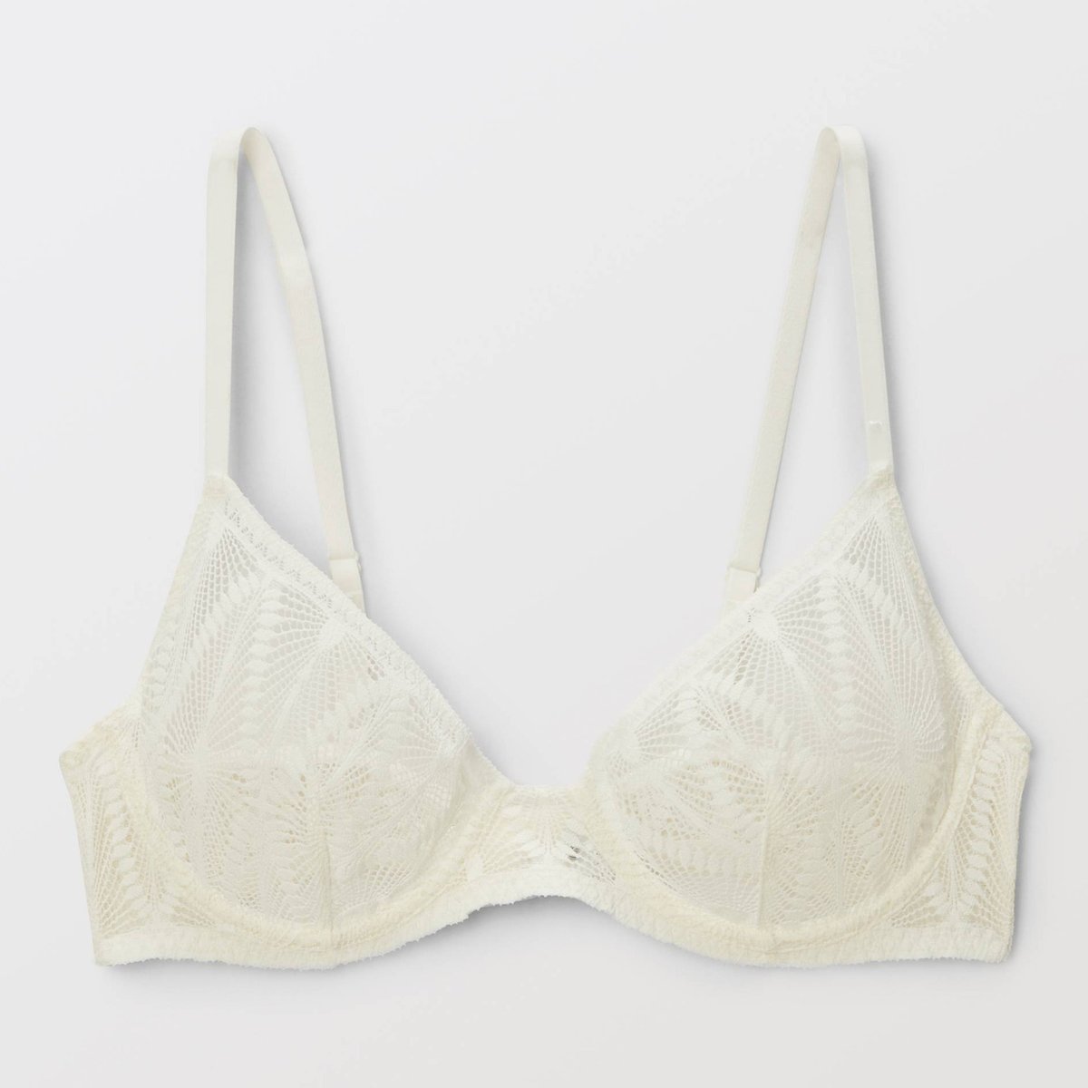 Soutien-gorge corbeille balconnet MALIA en dentelle ecru, MONOPRIX