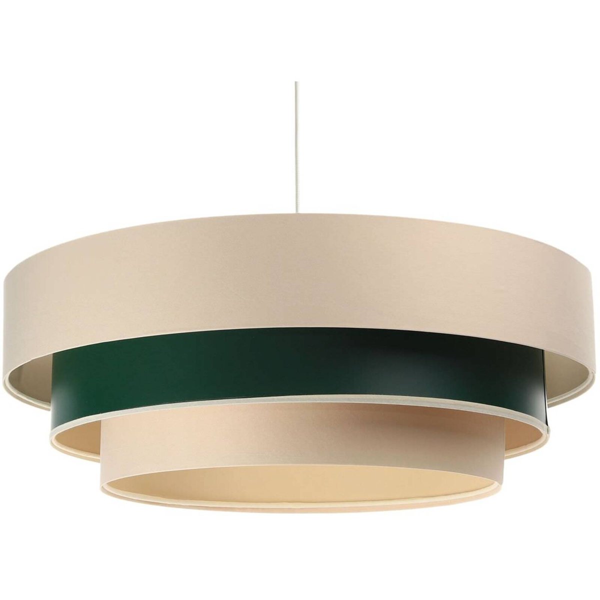 Suspension en tissu TRINITI beige intérieur vert et beige, BPS KONCEPT