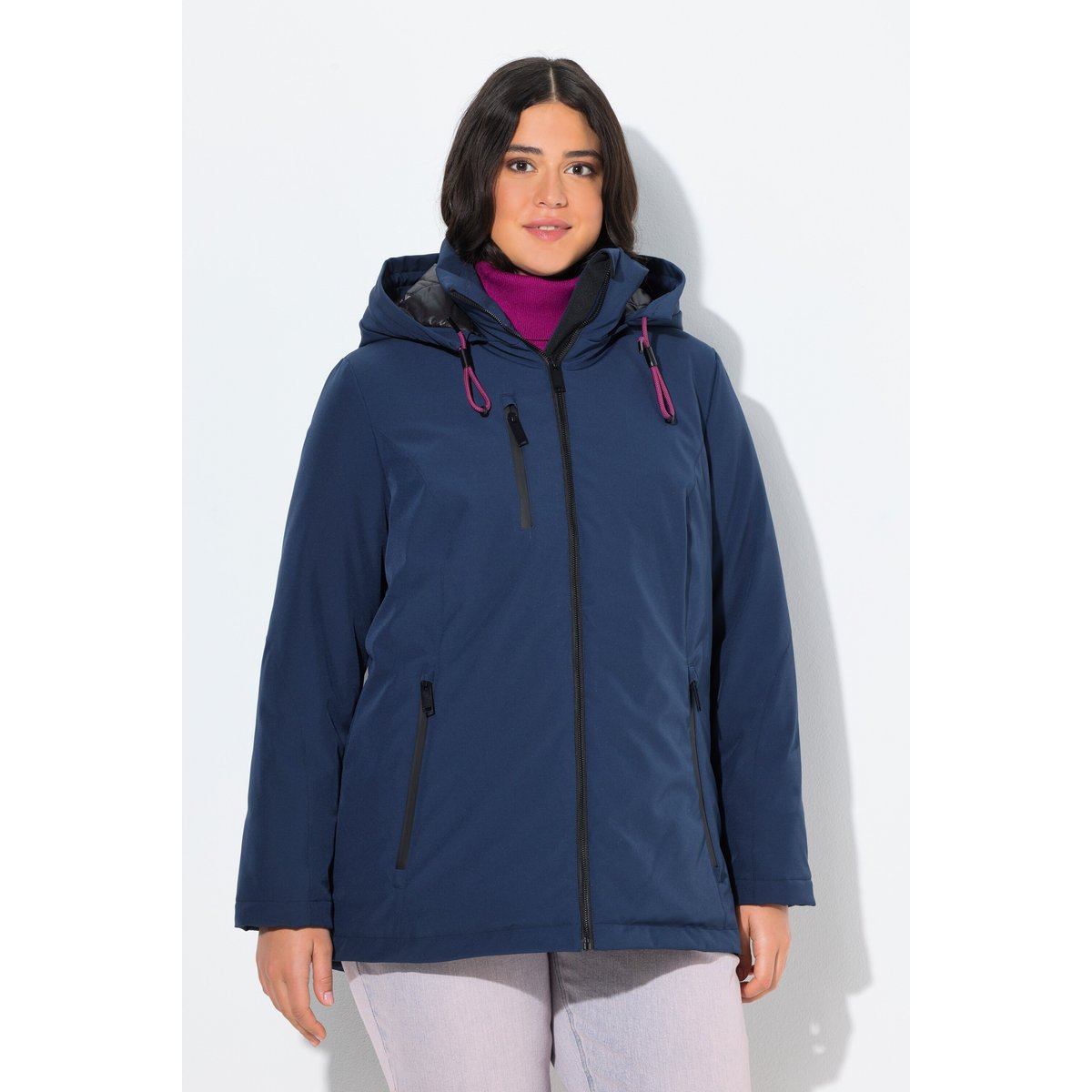 Veste technique HYPRAR à capuche marine, ULLA POPKEN