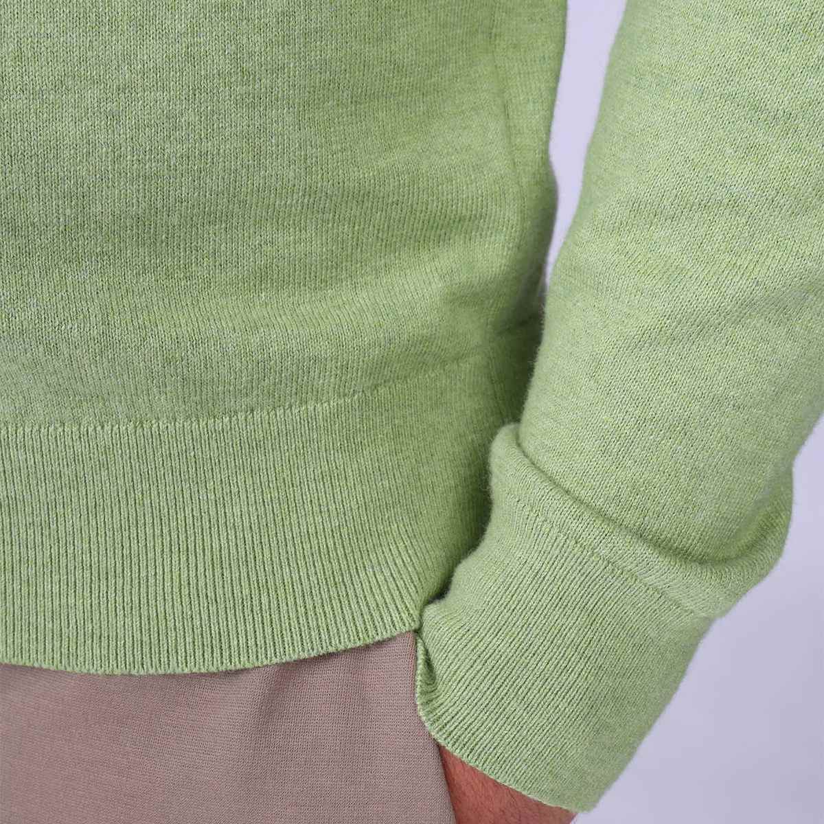 Pull Erwann vert clair, MISE AU GREEN