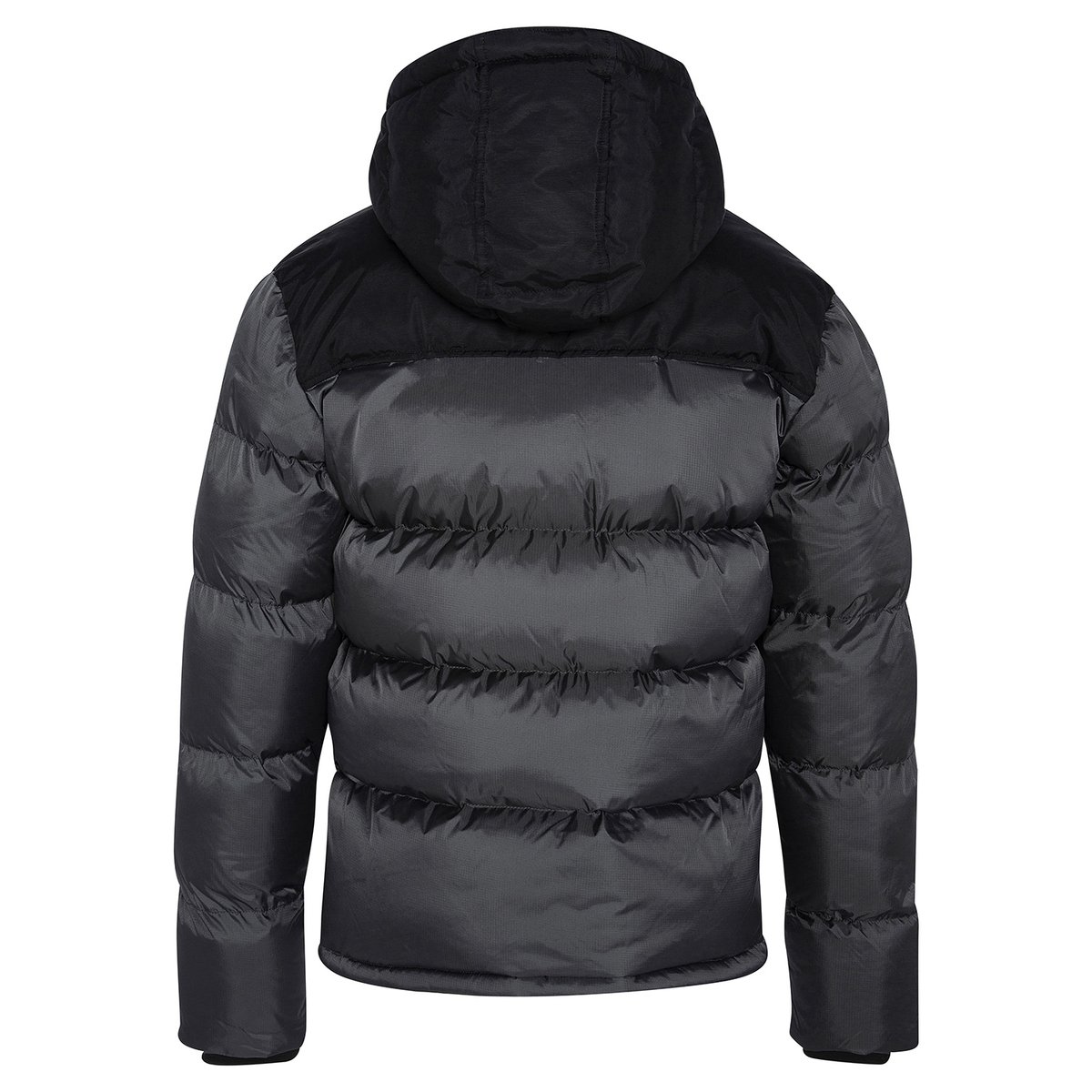 Doudoune à capuche unisexe anthracite, SCHOTT