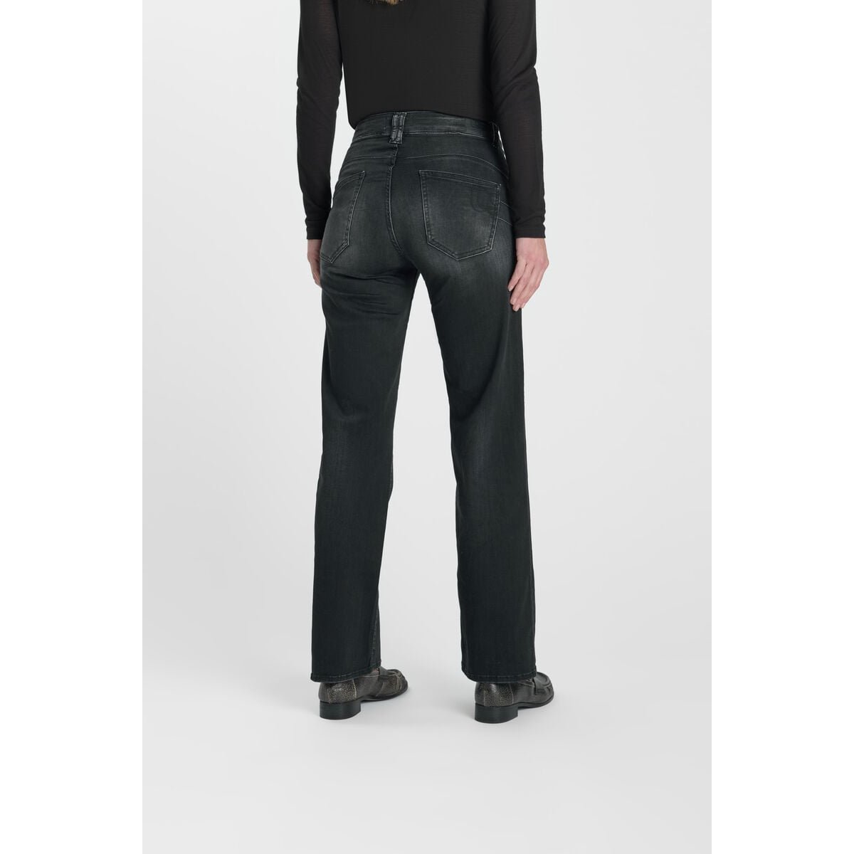 Jeans loose, large pulp wide leg , longueur 34 black / black, LE TEMPS DES CERISES