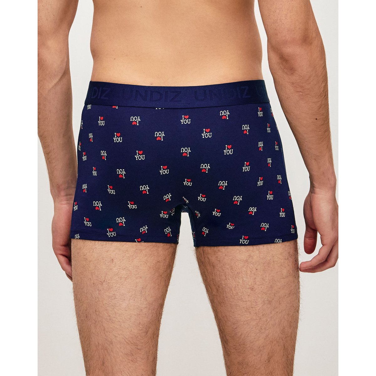 Boxer en coton imprimé oursons REPEATIZ NAVYS bleu marine, UNDIZ