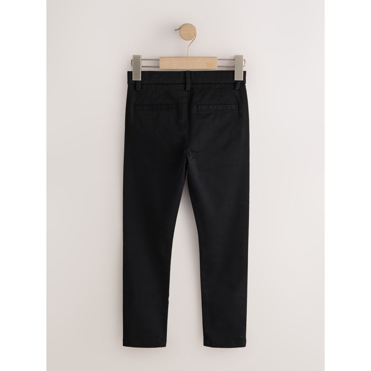 Pantalon chino skinny stretch coupe longue noir, NEXT