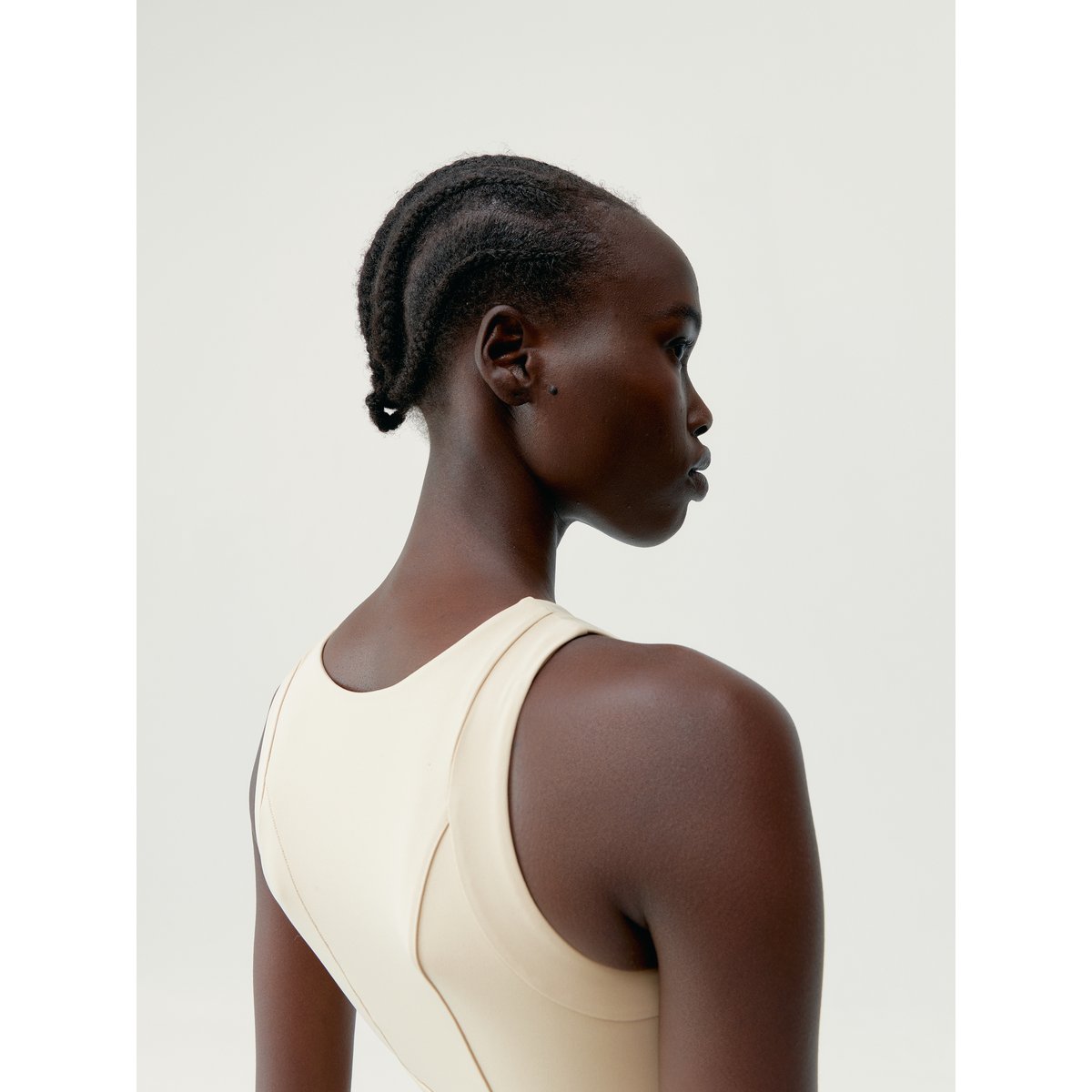 Brassière de Sport Performance Fixation Haute ESME beige, BORN