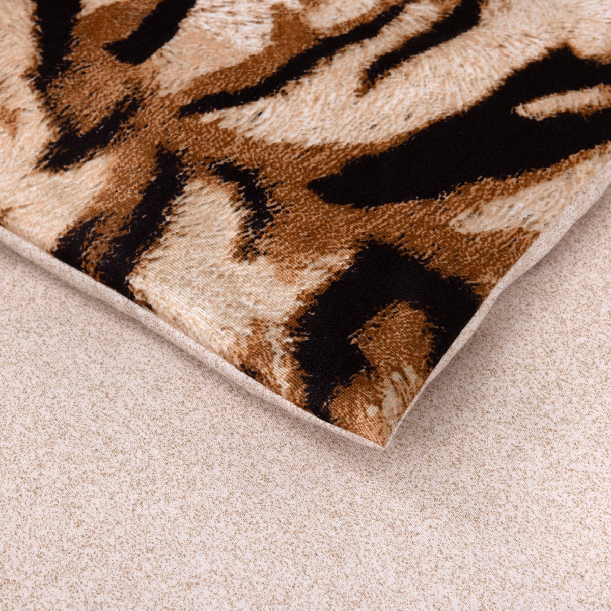 Housse de couette en satin, K FAUVE multicolore, KENZO HOME