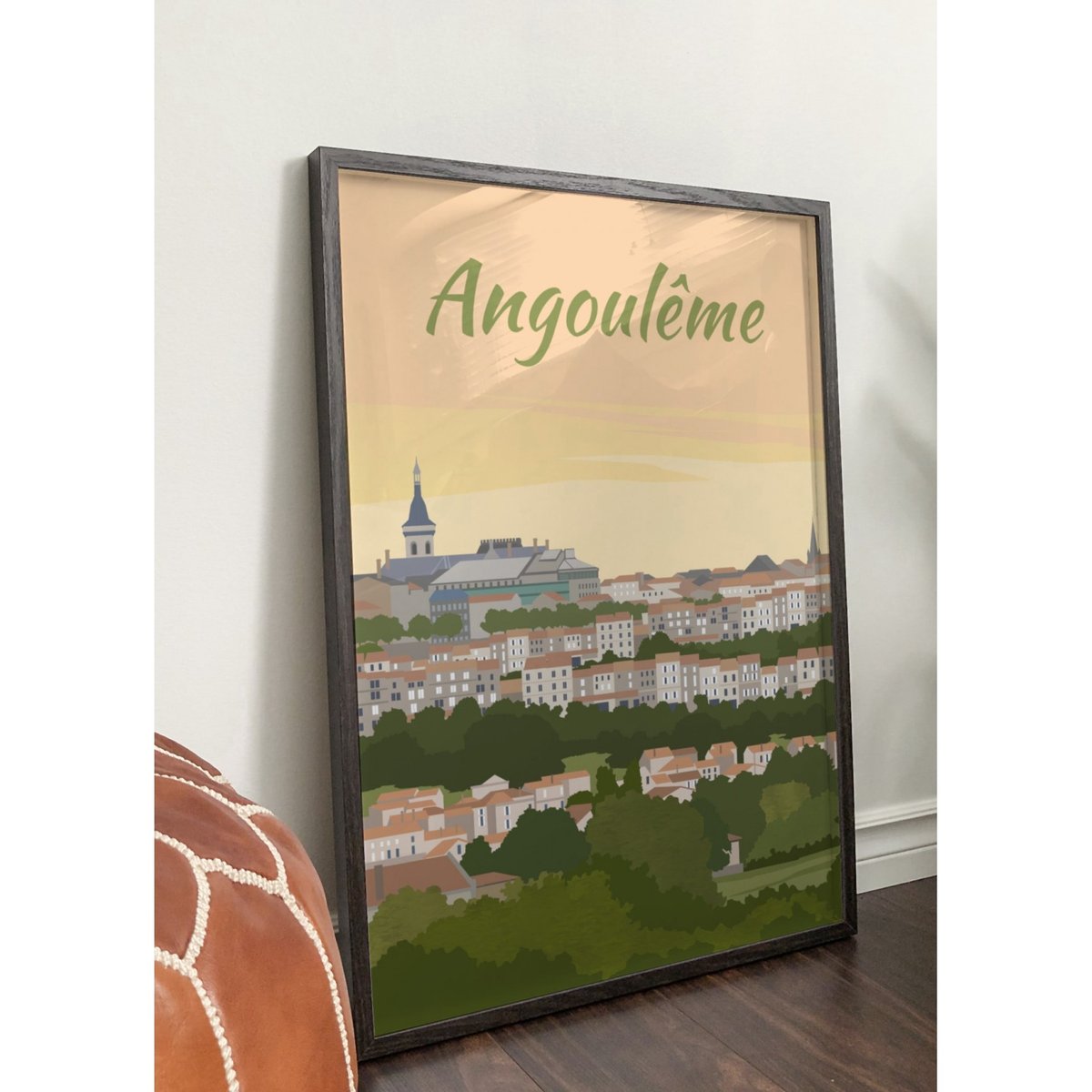 Affiche ville Angoulême blanc, L'AFFICHERIE