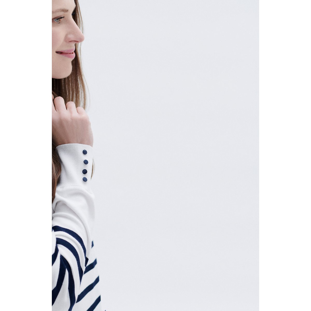 Pull droit col bateau MJULIE ivoire, CAROLL
