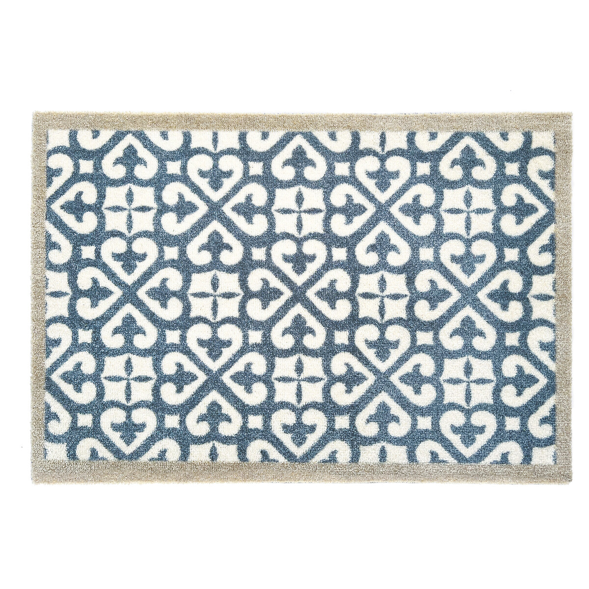 Harlequin Tile Indoor Doormat blue, MY MAT