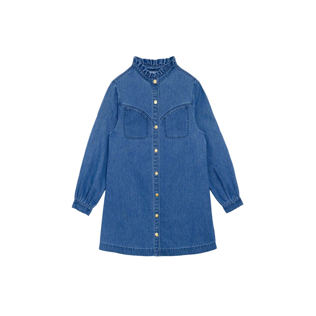 Robe courte trapèze uni RAYANA 91-medium stone, LA PETITE ETOILE