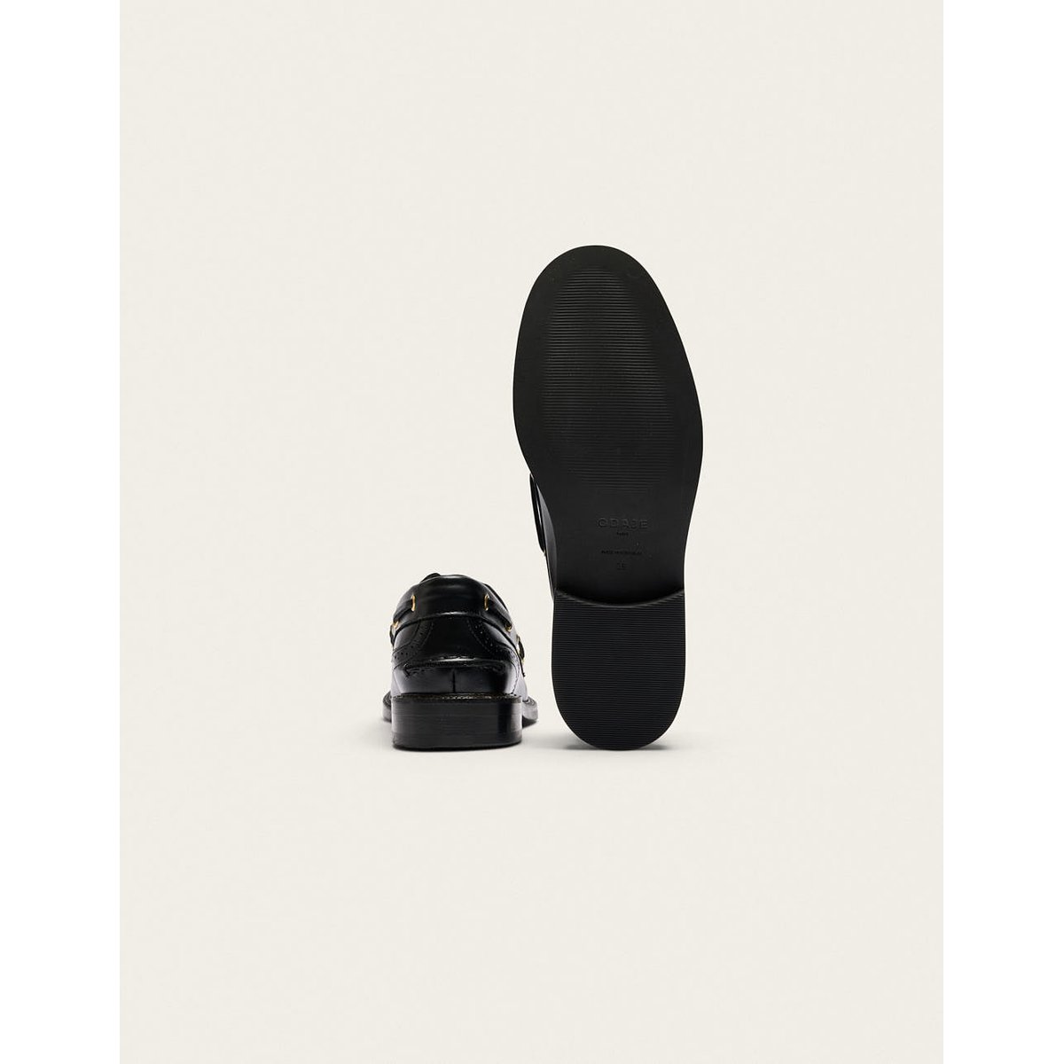 Derbies NIZA cuir noir, ODAJE