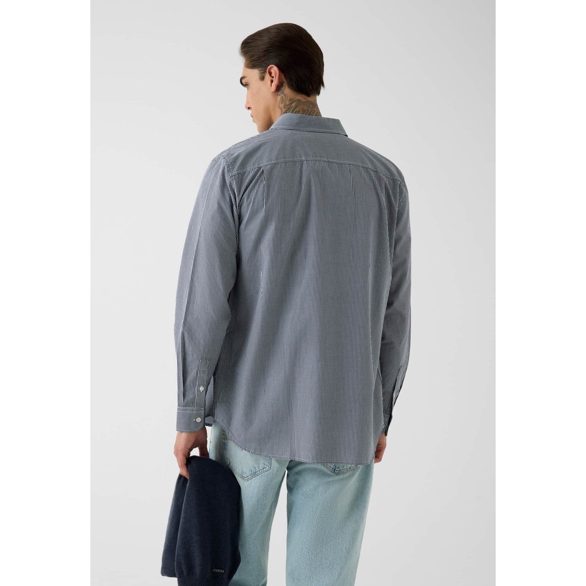 Chemise En Coton bleu, GUESS