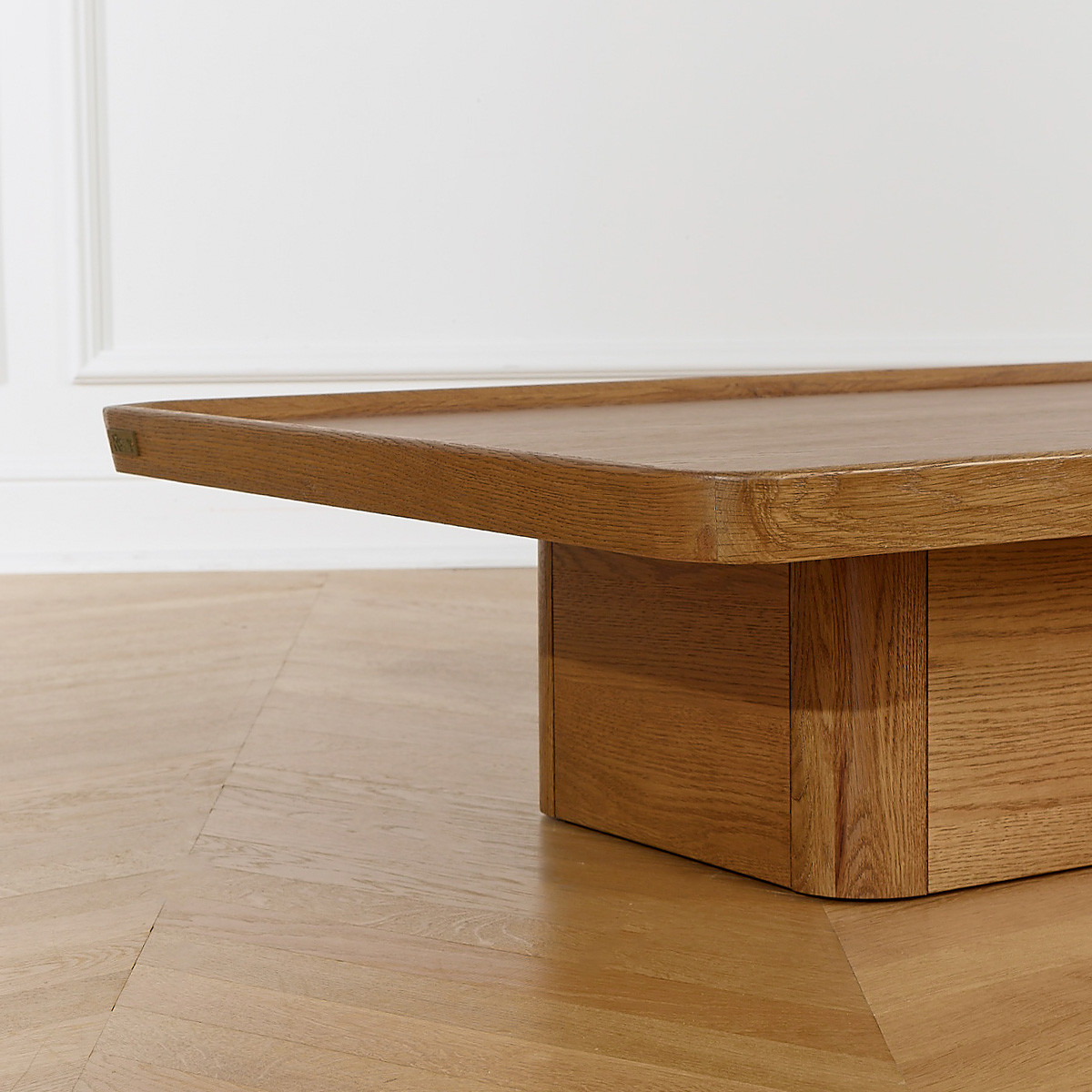 Longue table basse style contemporain en chêne SHERYL marron, ROBIN DES BOIS
