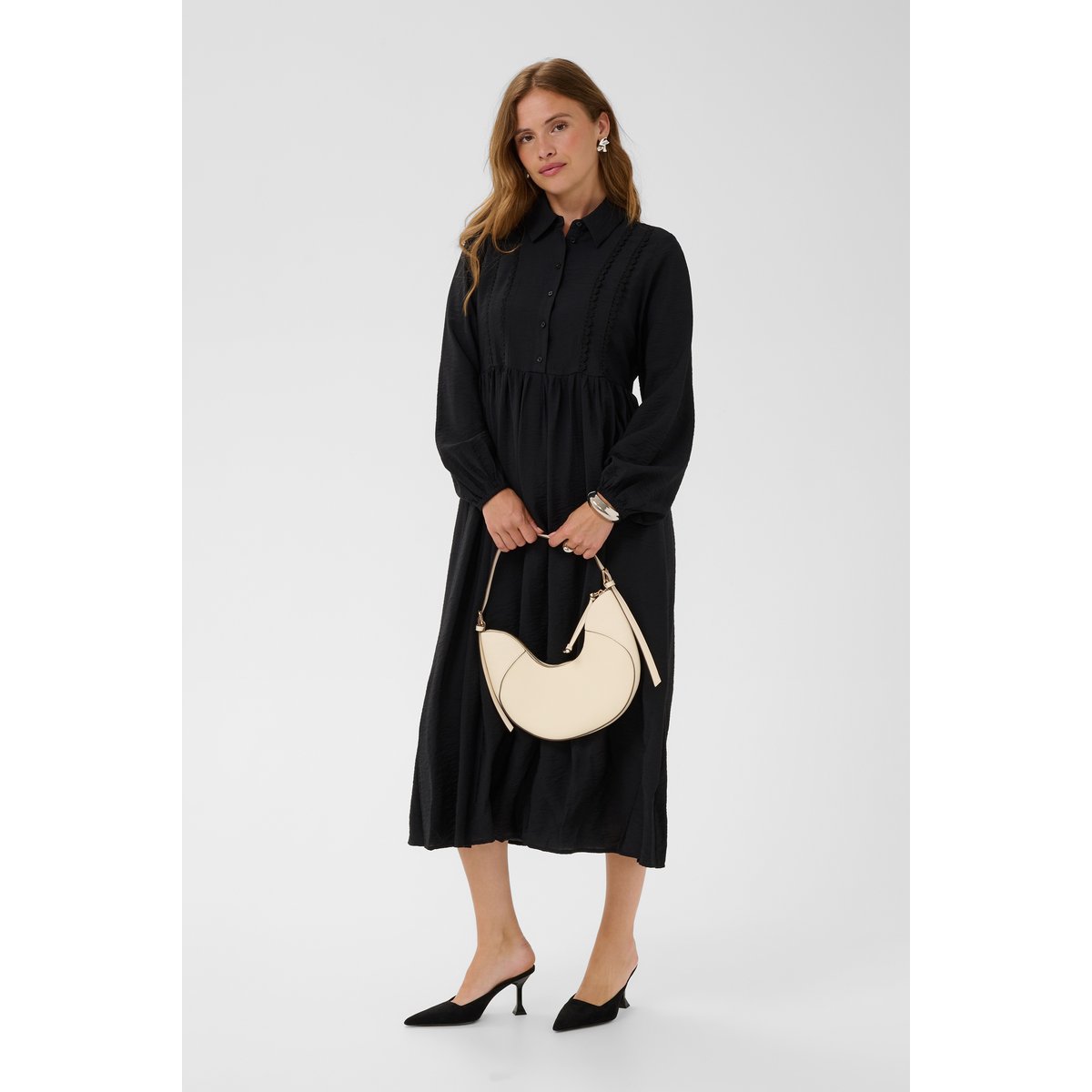 Robe noir black deep, KAFFE