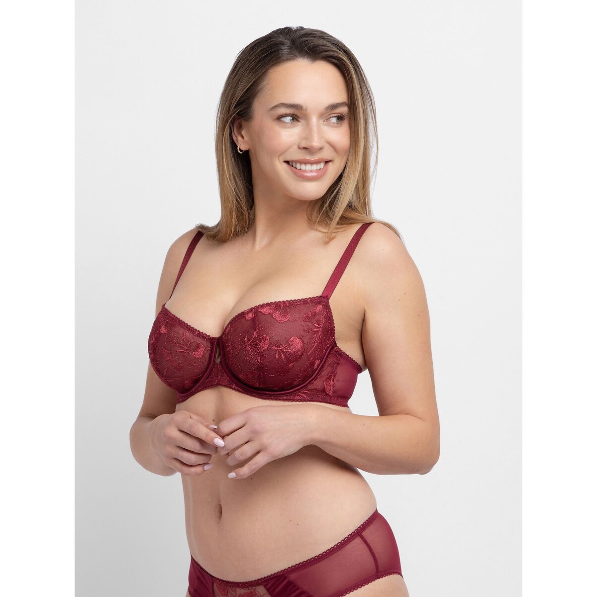 Vanya Bra burgundy, DORINA