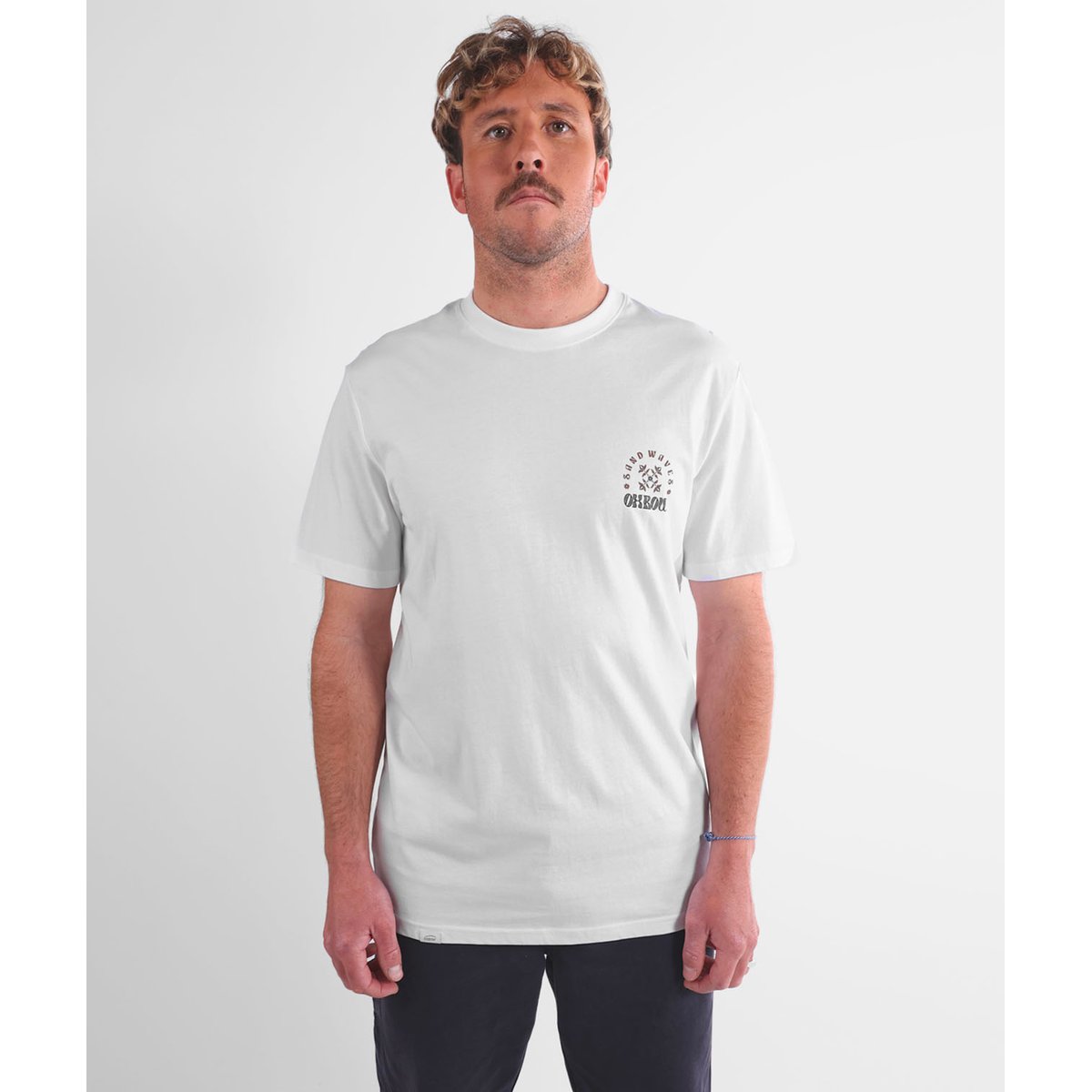 Tee-shirt manches courtes eco SANDWAVES blanc, OXBOW