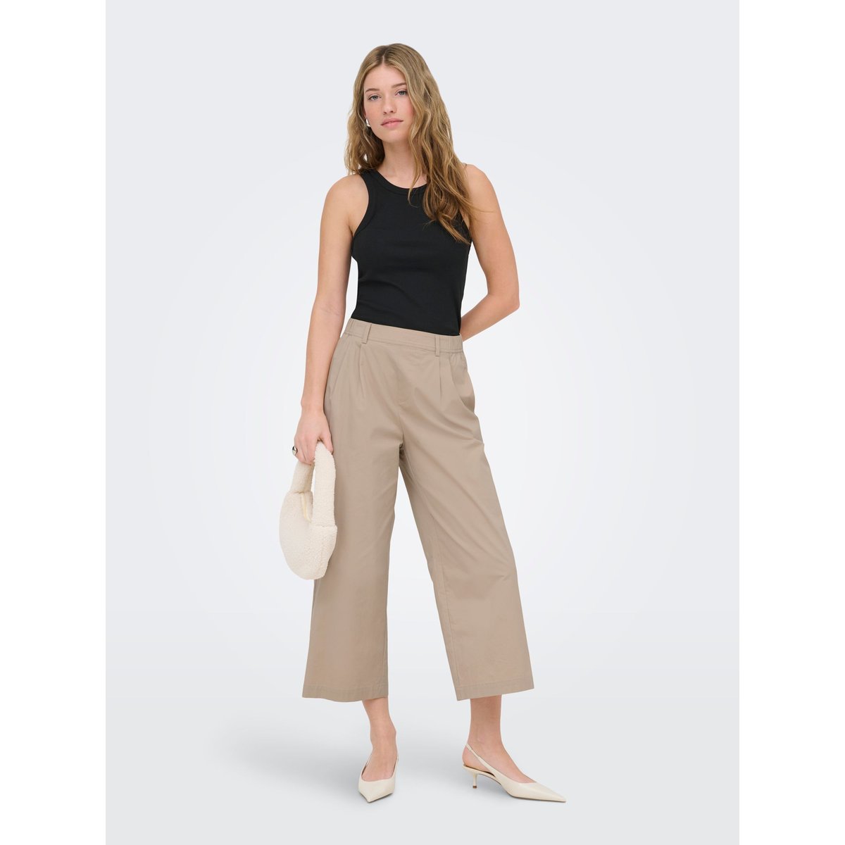 Jupe Culotte grise - oxford tan, ONLY