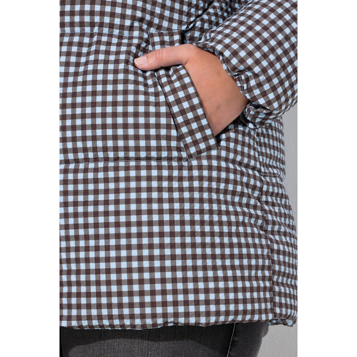 Veste matelassée technique HYPRAR marron foncé, ULLA POPKEN