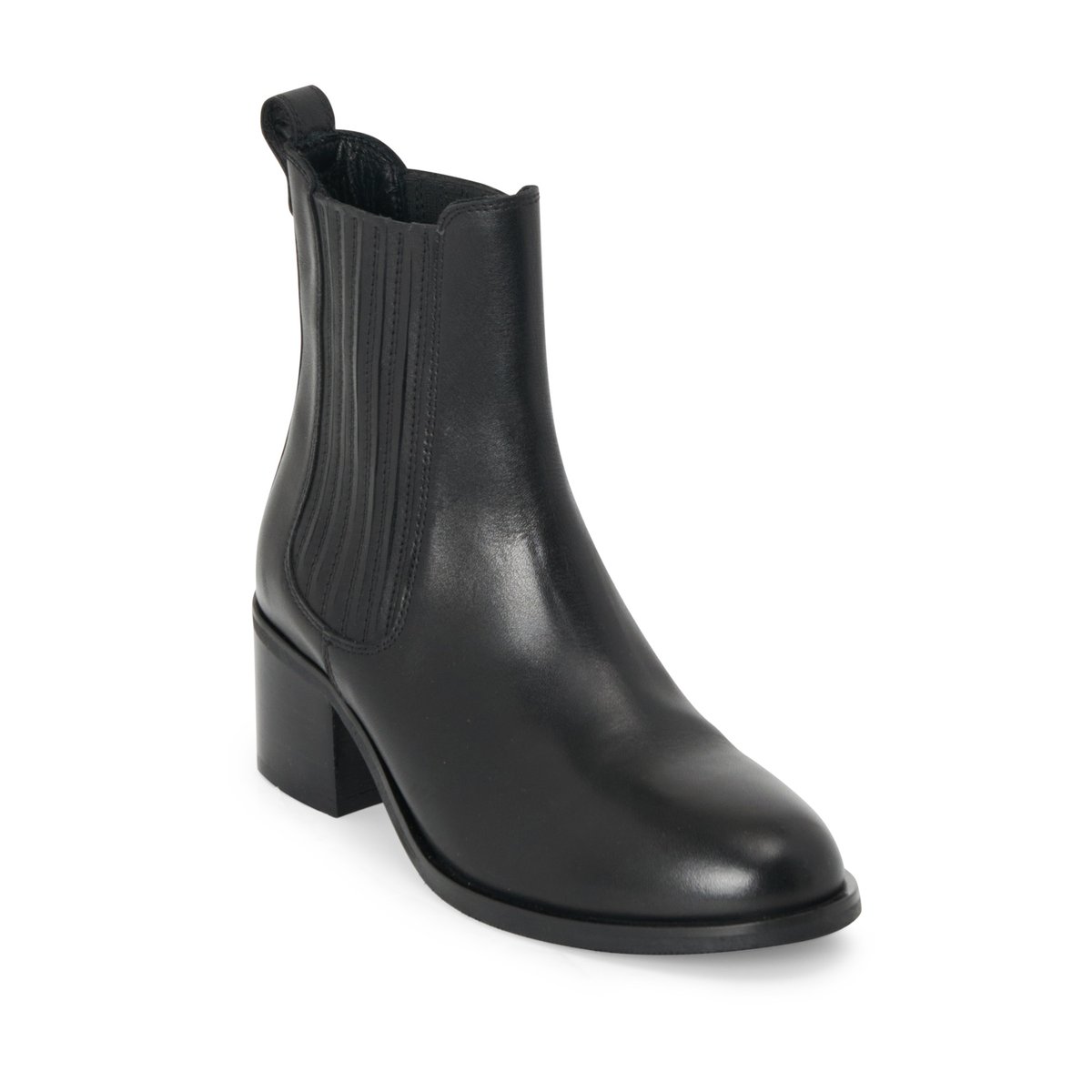 Boots À Talon en cuir BARNEY noir, MELLOW YELLOW