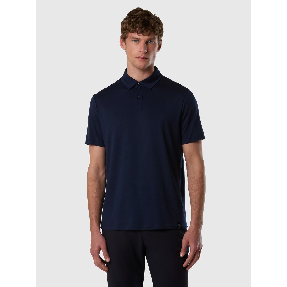 Polo en maillot TENCEL™ bleu marine, NORTH SAILS