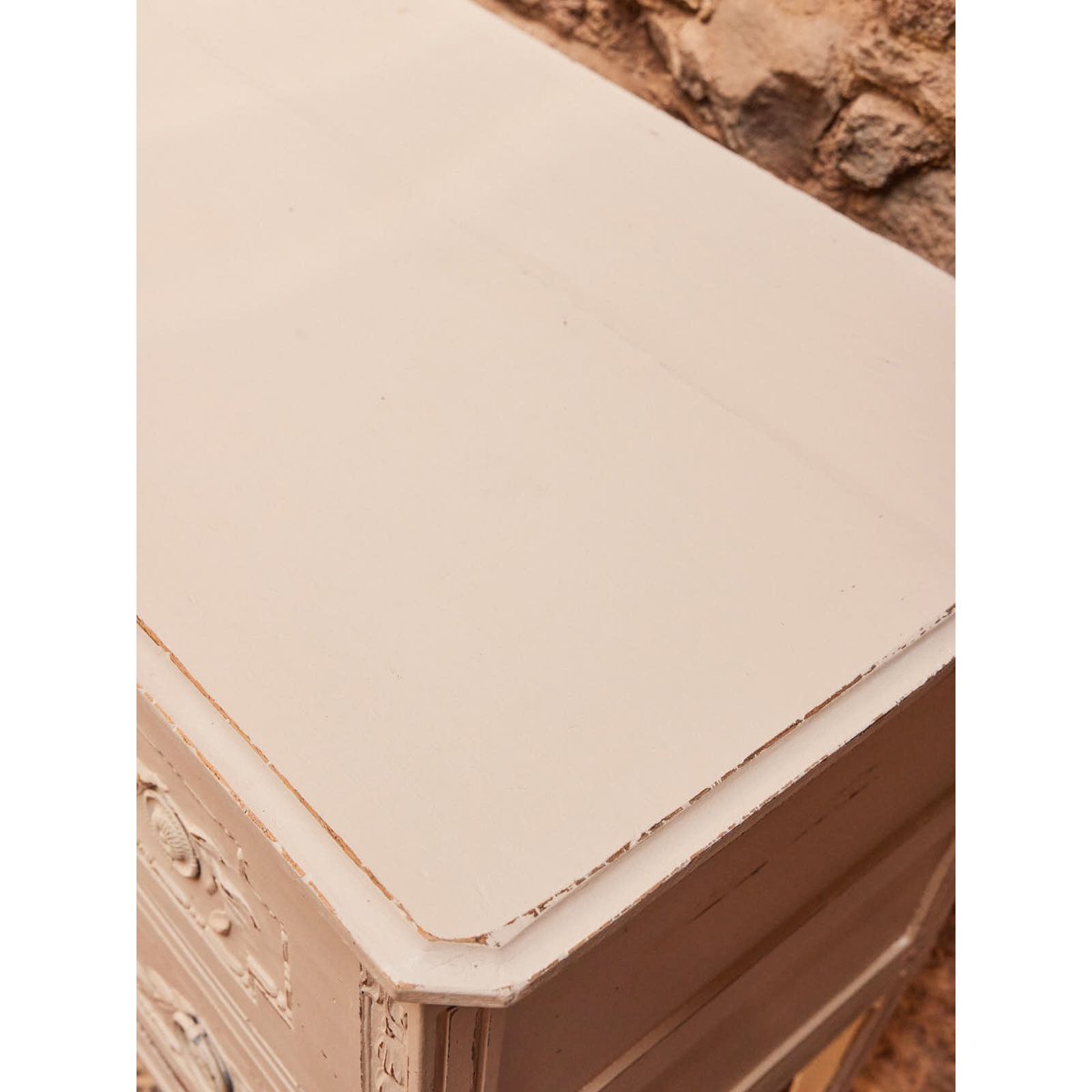 Commode en bois Garance N°674 - Bon état blanc, DEBONGOUT