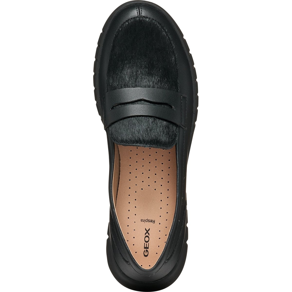 Mocassins D FLEXTRIDE noir, GEOX