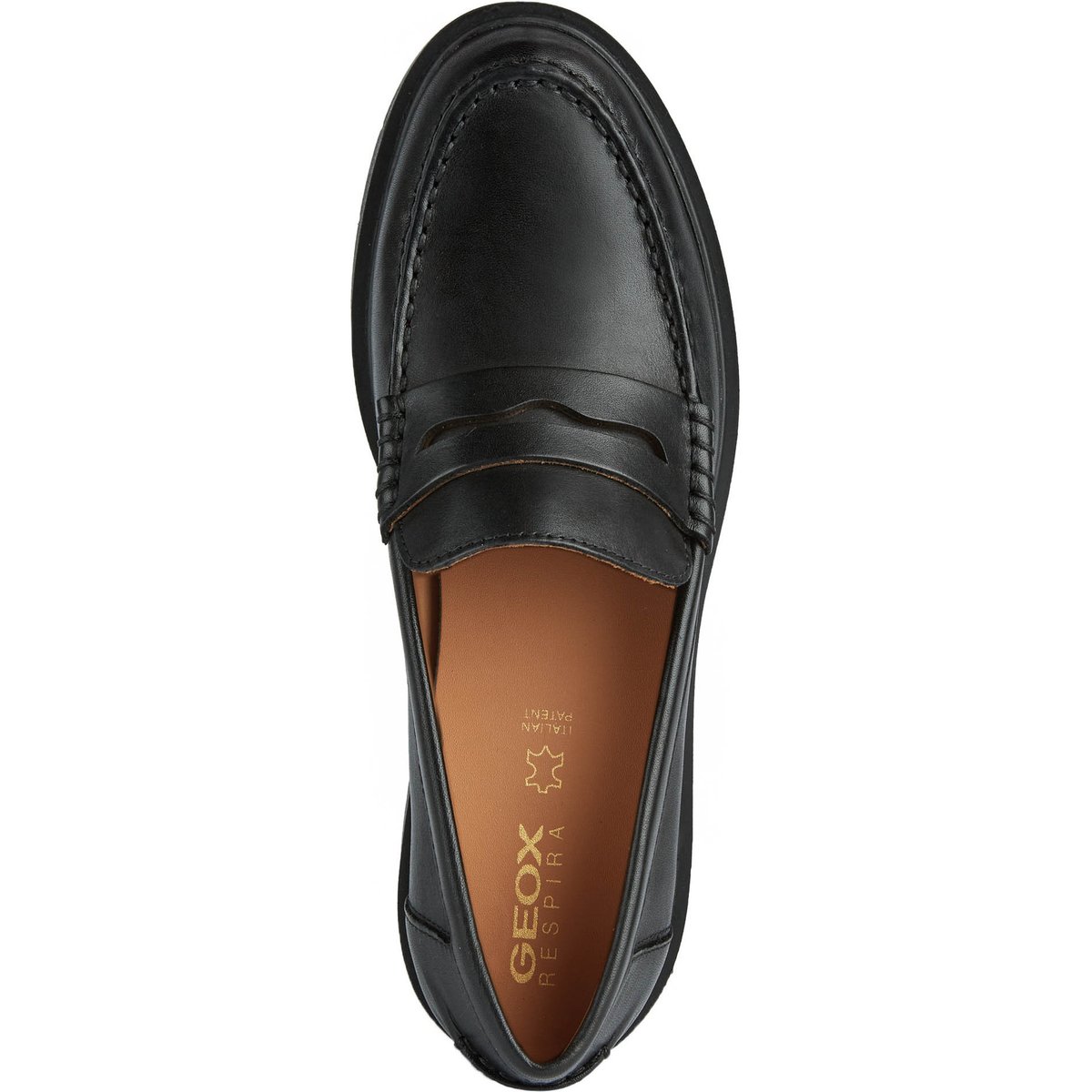Mocassins  D SPHERICA EC1 B noir, GEOX