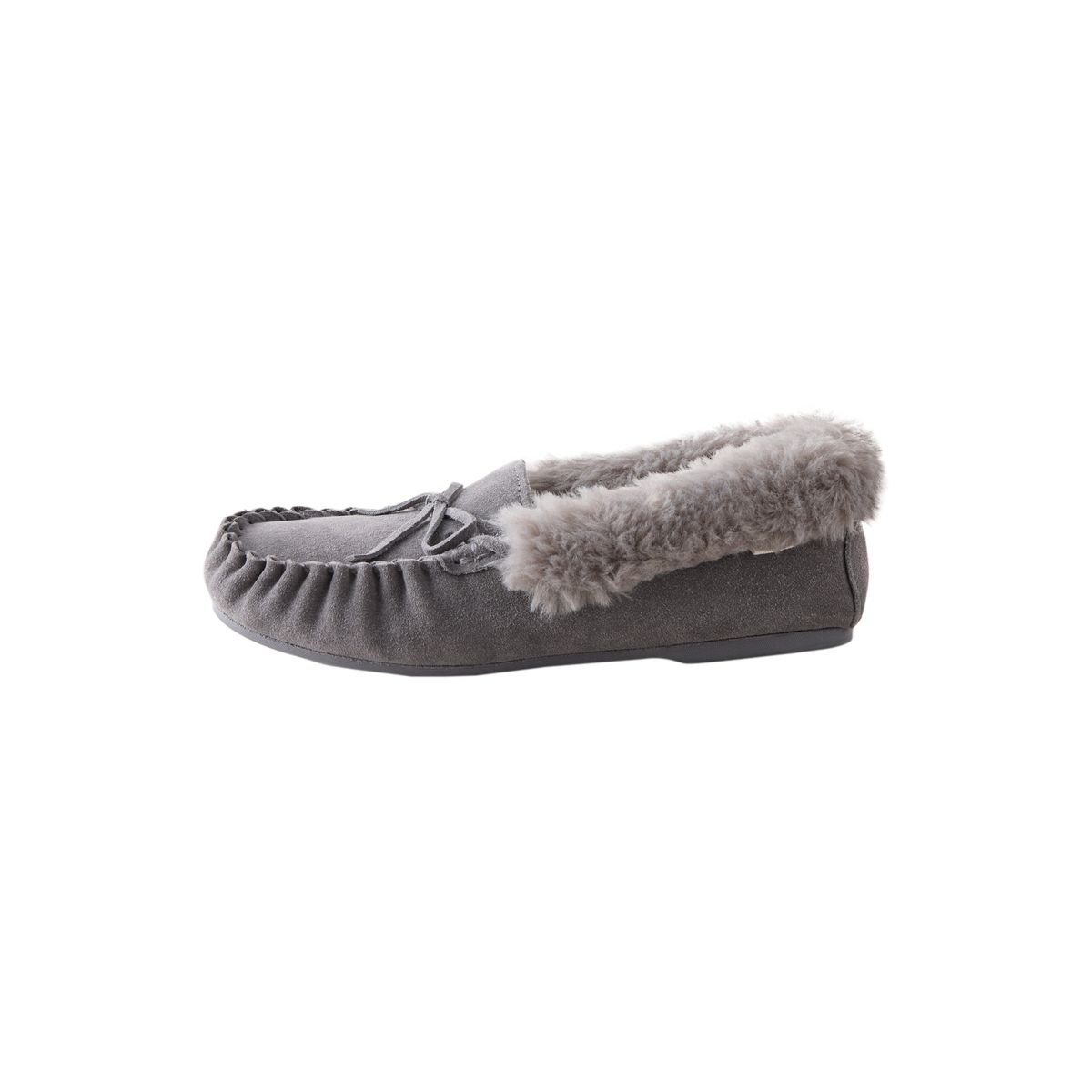 Chaussons style mocassins gris, NEXT