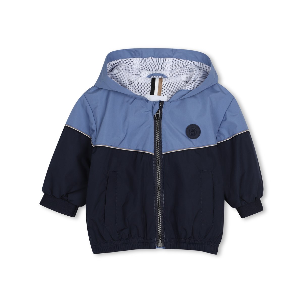 Coupe-vent à capuche bleu cargo, BOSS KIDSWEAR