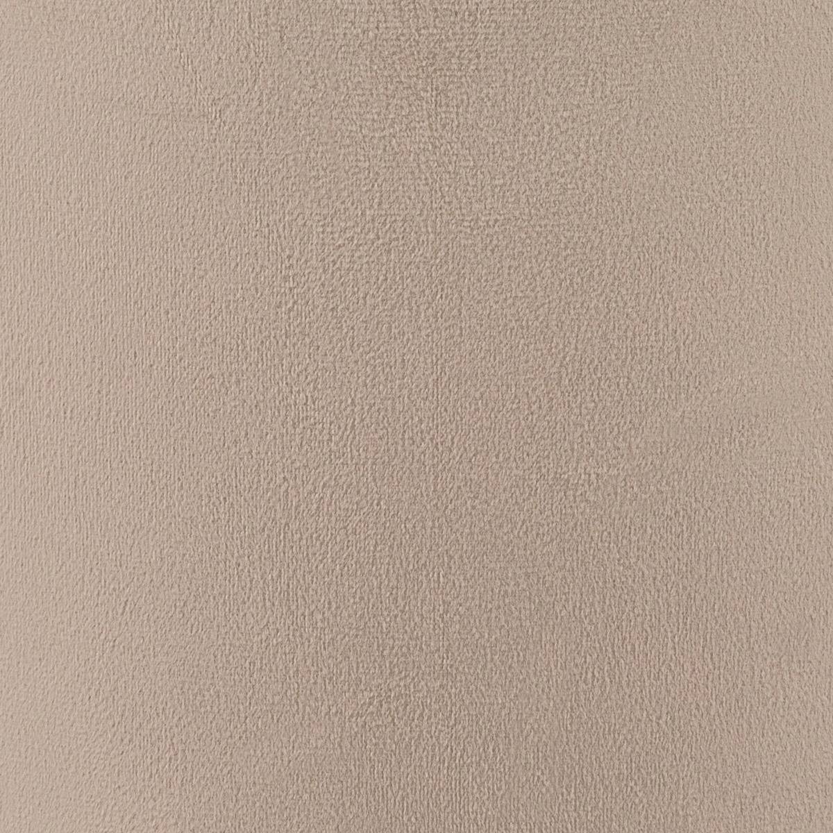 Pouf forme organique en velours BOLAN beige, ATMOSPHERA