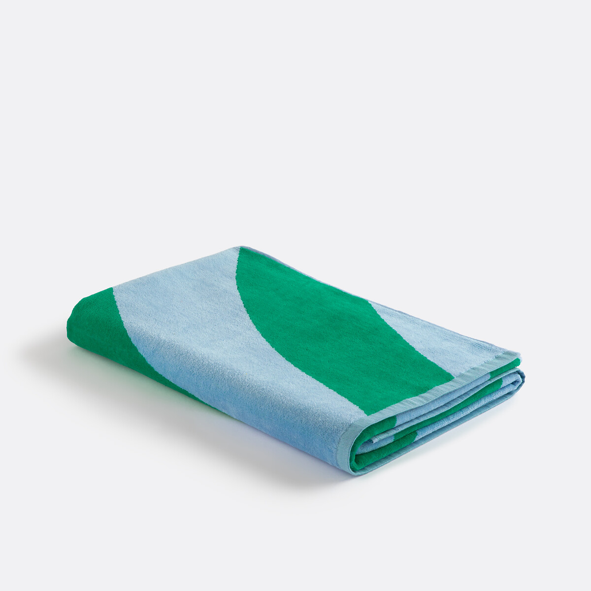 Telo da mare spugna velluto, Scénario Vague verde/blu, LA REDOUTE INTERIEURS