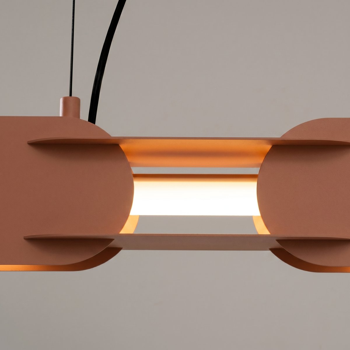 Suspension Acier Moka LED 1 Chain moka, EDEN