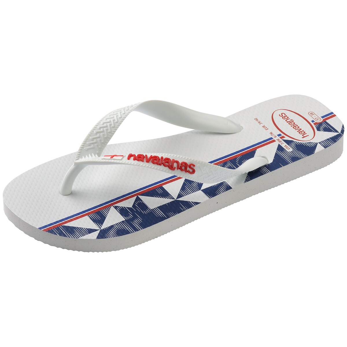 Teenslippers WK Hav. Nations England wit/rood/blauw, HAVAIANAS