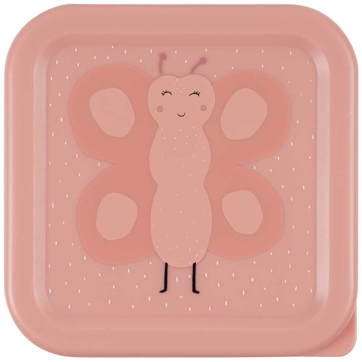 Lot de 3 boîtes à goûter rose, blanc, noir, TRIXIE