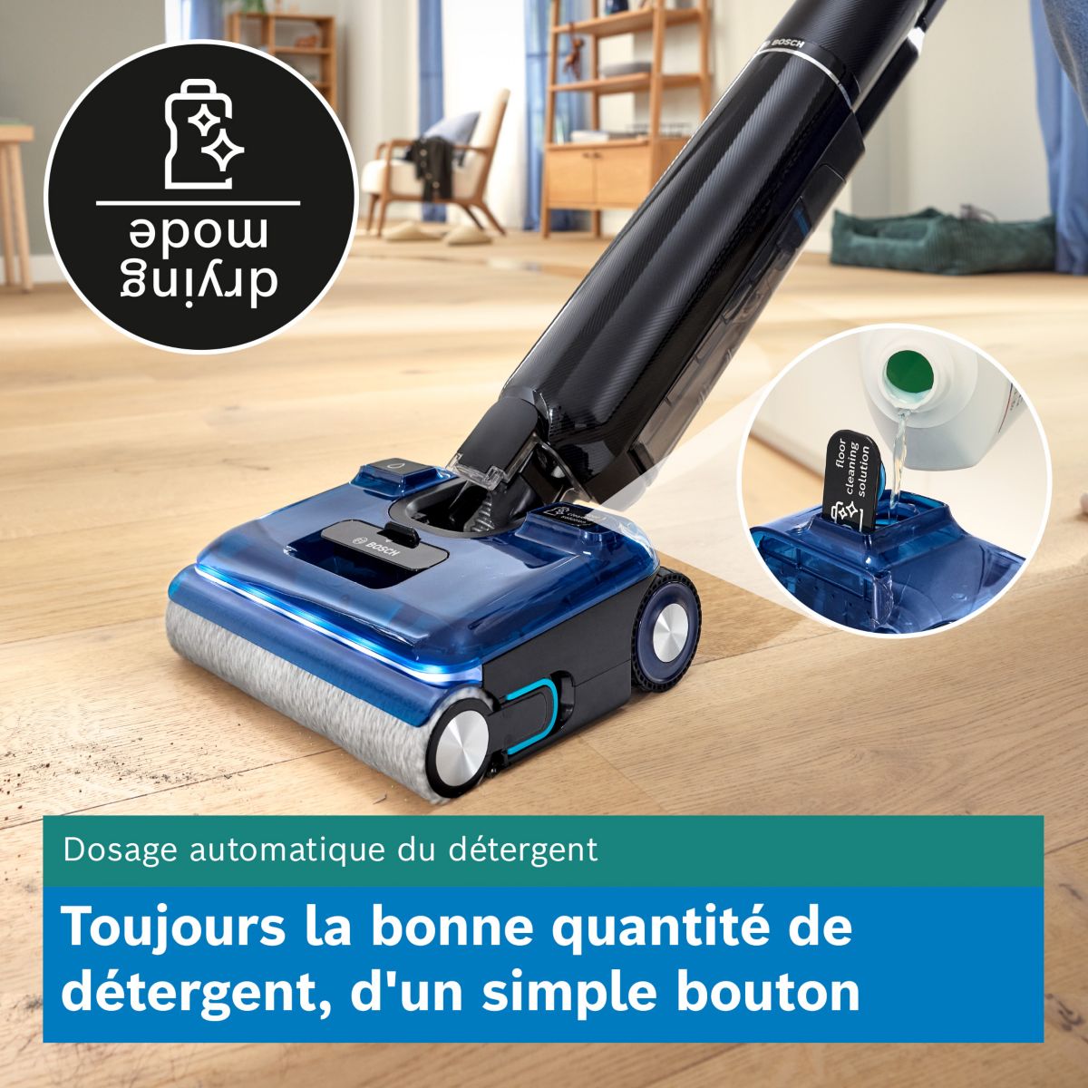 Aspirateur laveur Série 6 BHF61BX couleur unique, BOSCH